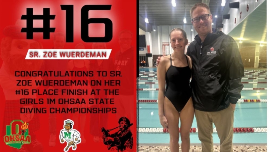 Zoe Wuderman Places 16 in State